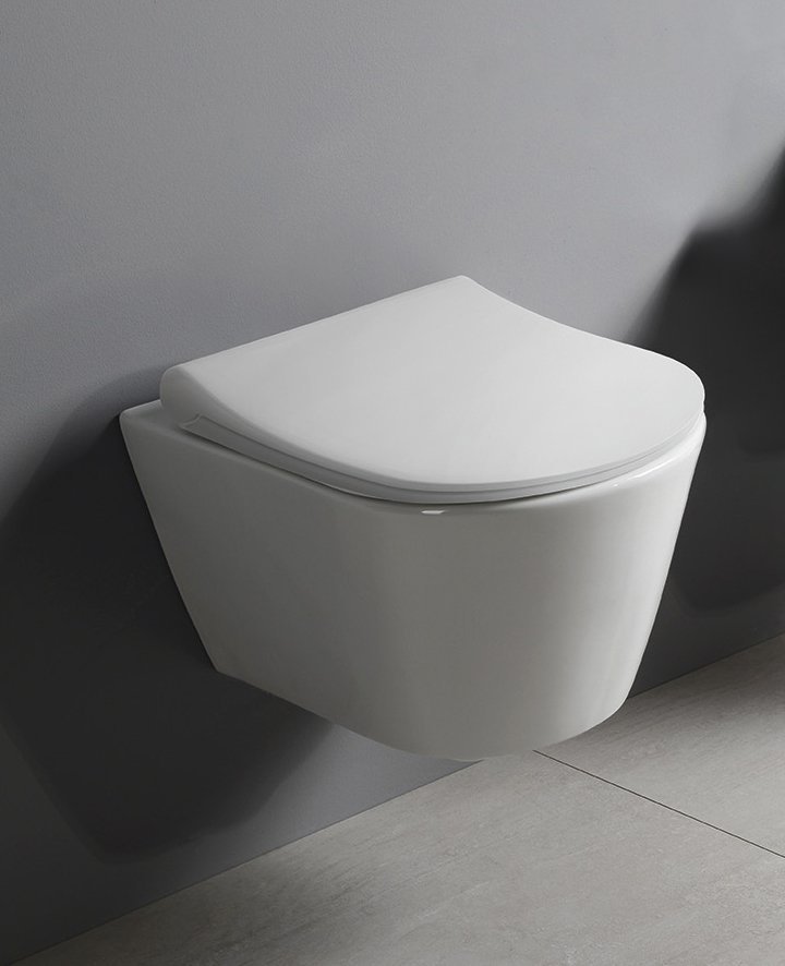 Sapho Avva miska WC wisząca bez kołnierza Rimless biała 100314