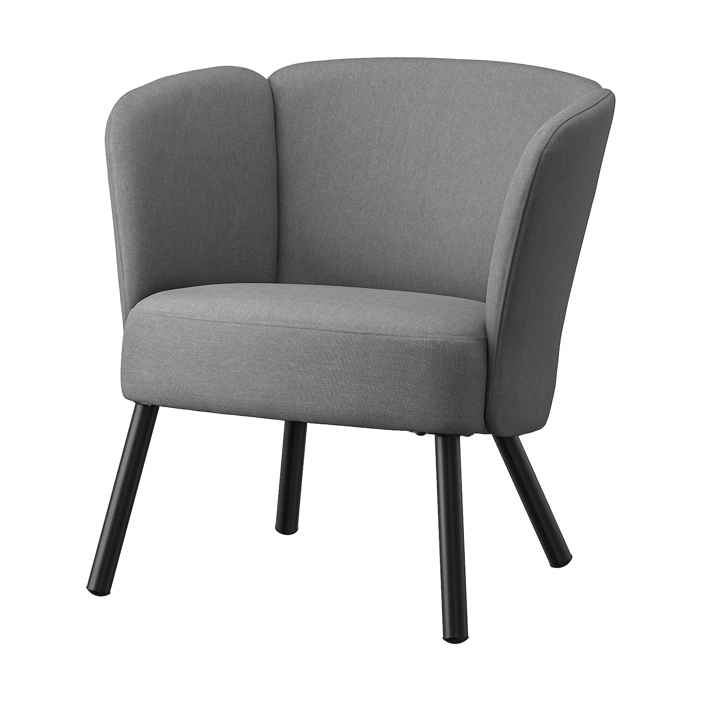 IKEA HERRÅKRA fotel, Vissle szary, Szerokość: 71 cm