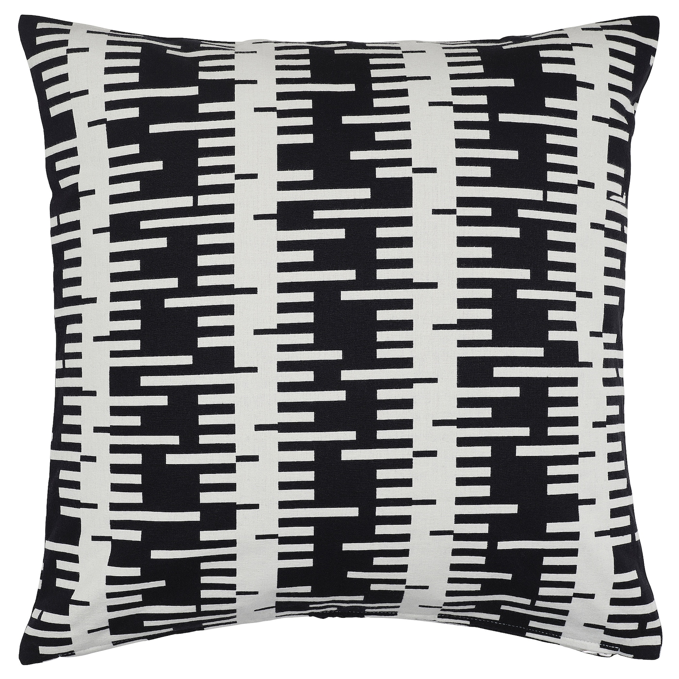 IKEA STOCKHOLM 2025 poszewka, kremowy/czarny, 50x50 cm