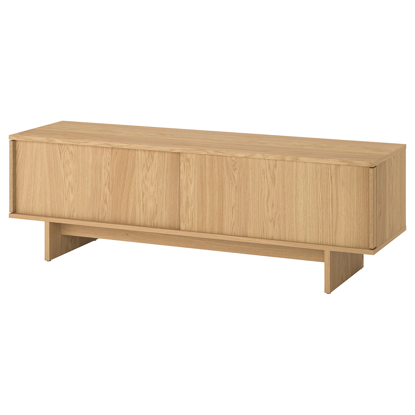 IKEA STOCKHOLM 2025 ława TV z drzwiami przesuwnymi, okl dęb, 179x42x56 cm