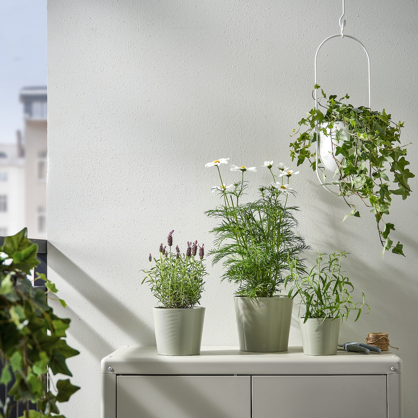 IKEA BROKSPIREA Osłonka doniczki, jasnozielony, 12 cm