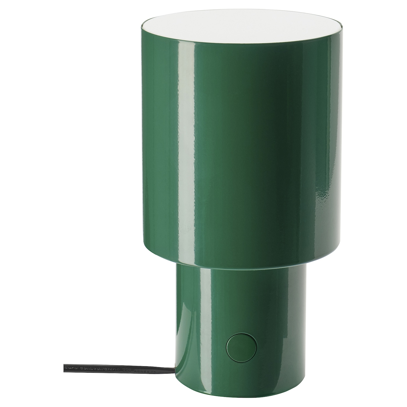IKEA SPETSBOJ lampa stołowa, można przyciemniać/zielony, 22 cm