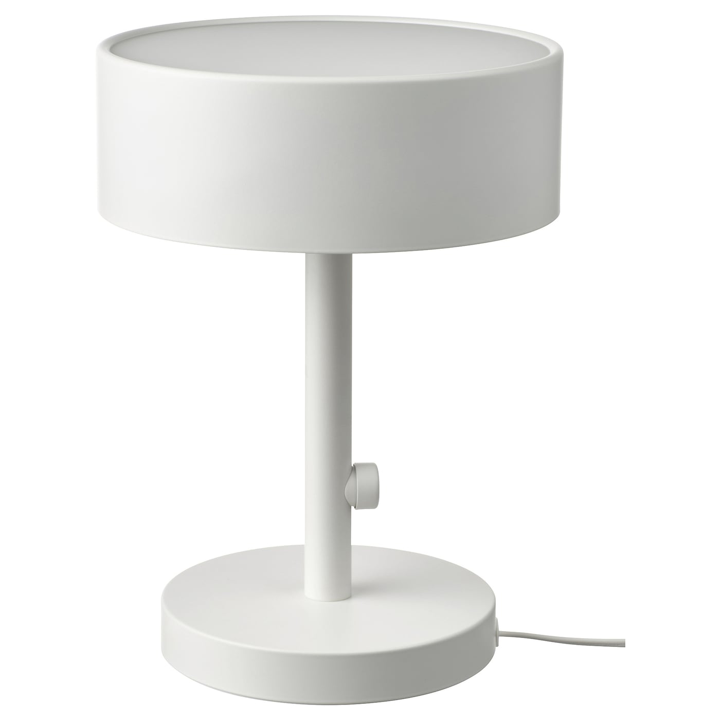IKEA NYMÅNE lampa stołowa, biały, 33 cm