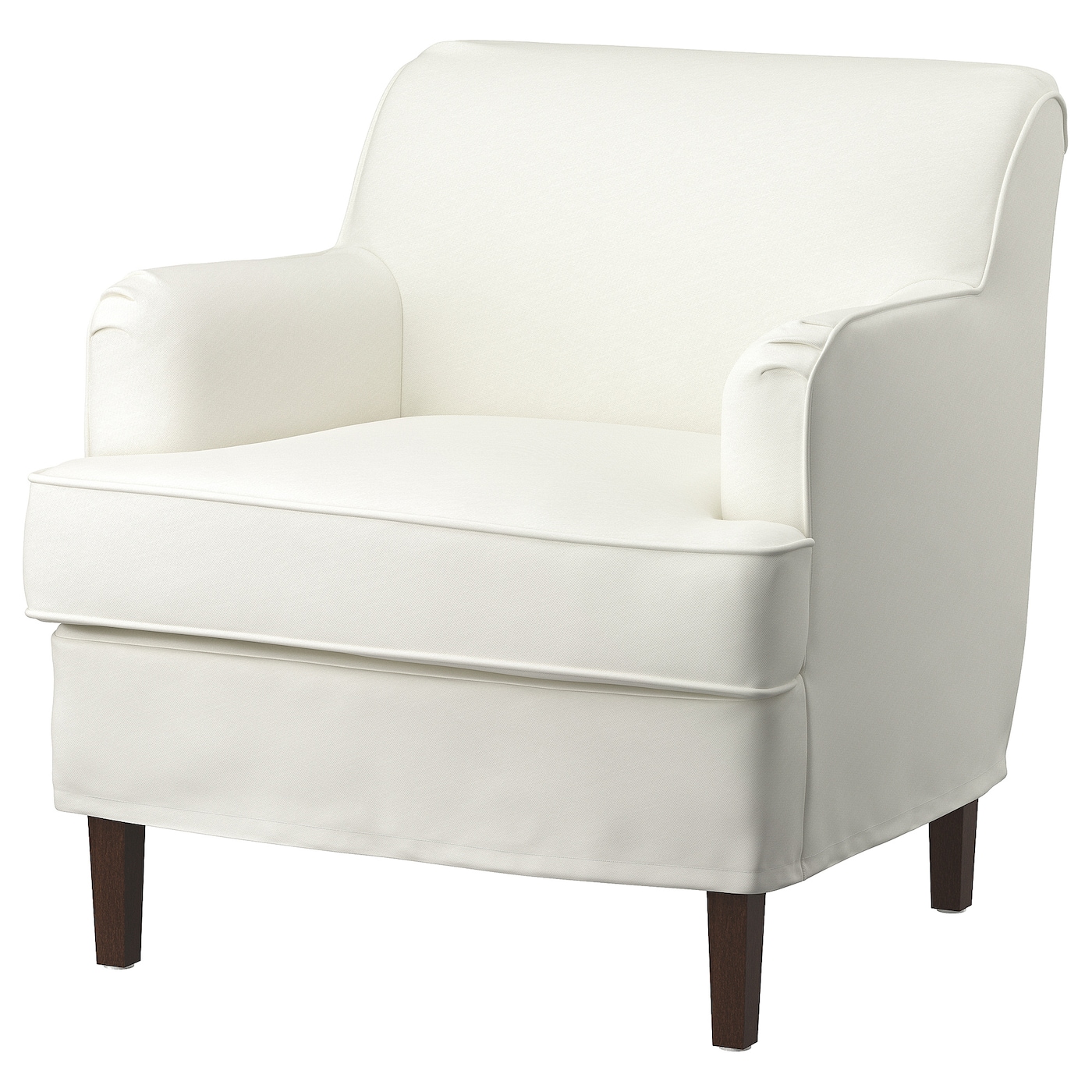 IKEA ROCKSJÖN fotel, Blekinge biały, Szerokość: 76 cm