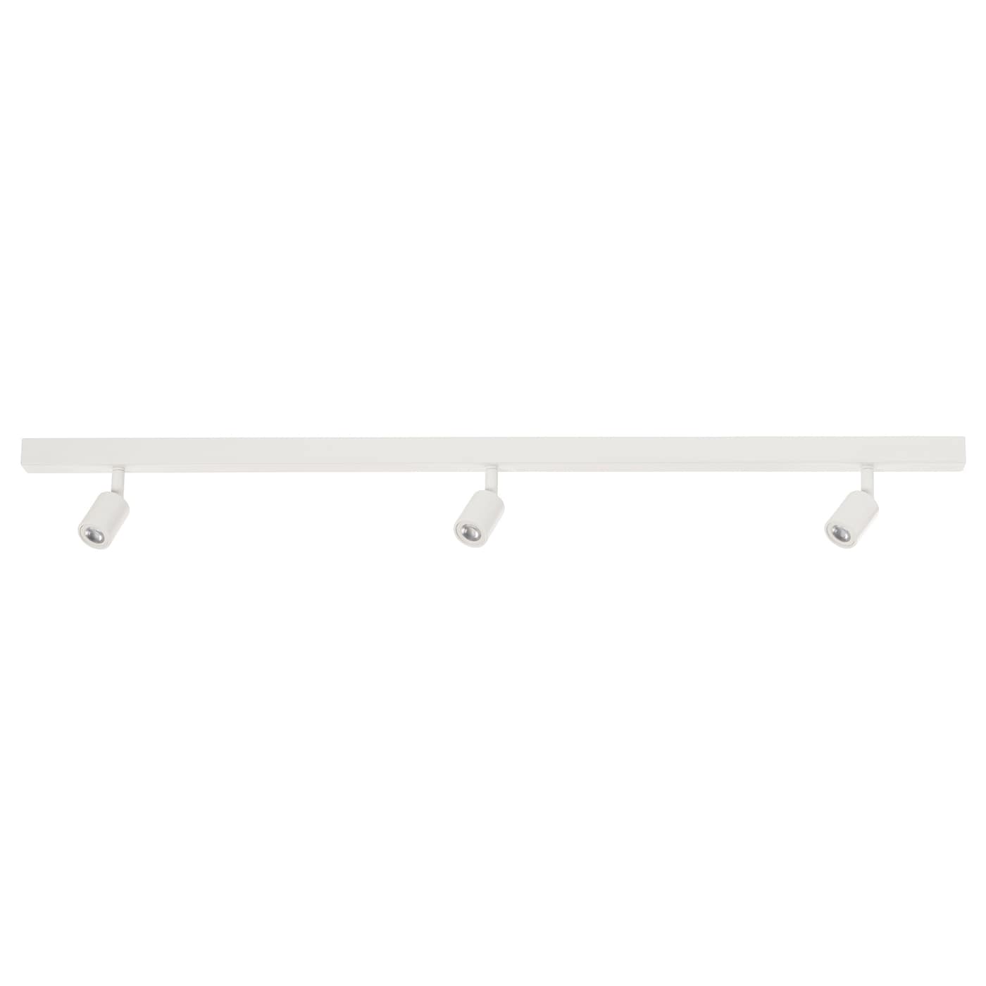 IKEA BÄVE lampa sufitowa LED, 3 reflektory, biały, Strumień światła: 800 lm