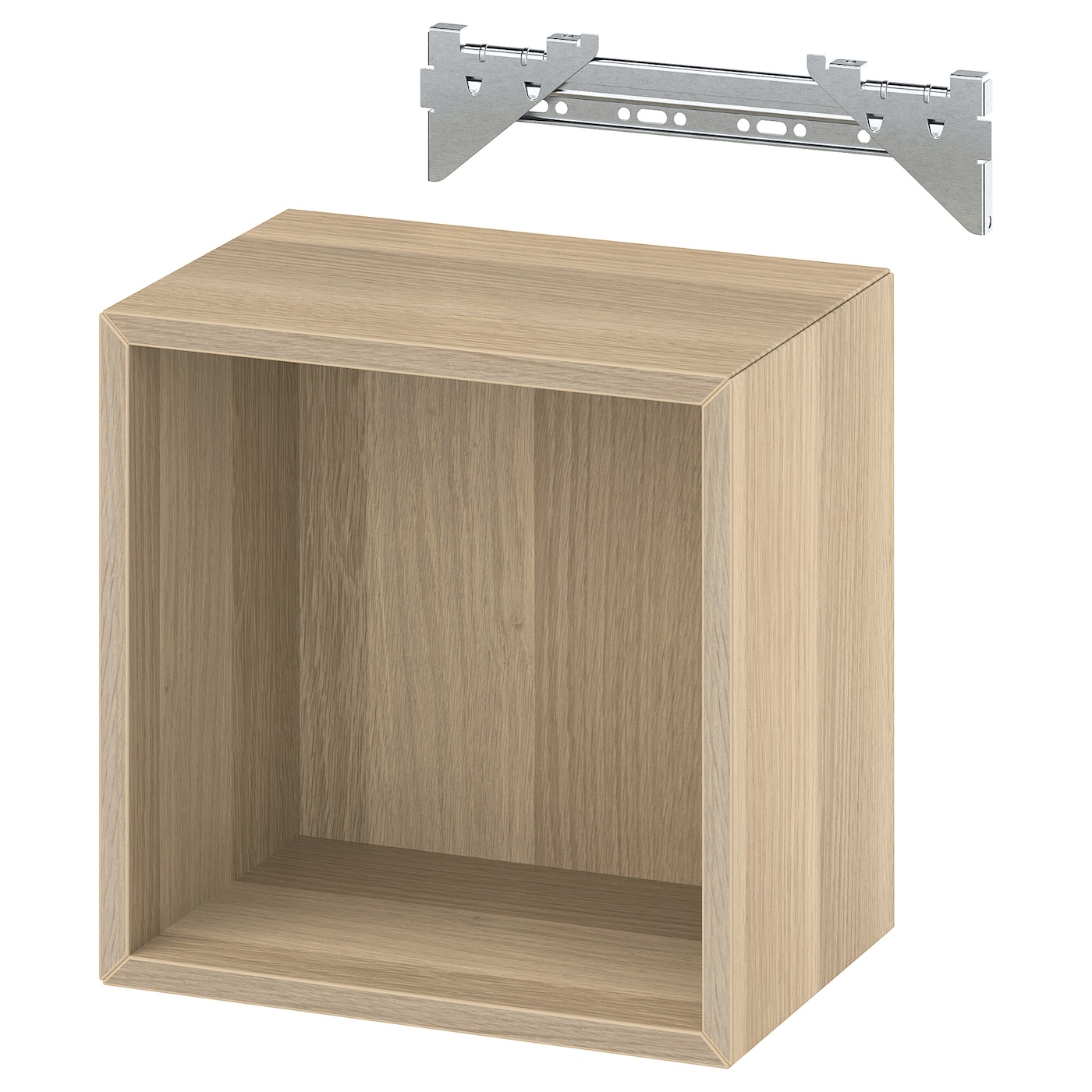 IKEA EKET szafka ścienna, imitacja dębu bejcowanego na biało, 35x25x35 cm
