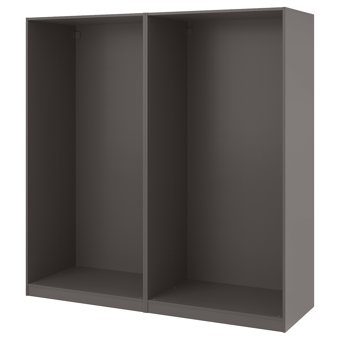 IKEA PAX 2 obudowy szaf, ciemnoszary, 200x58x201 cm