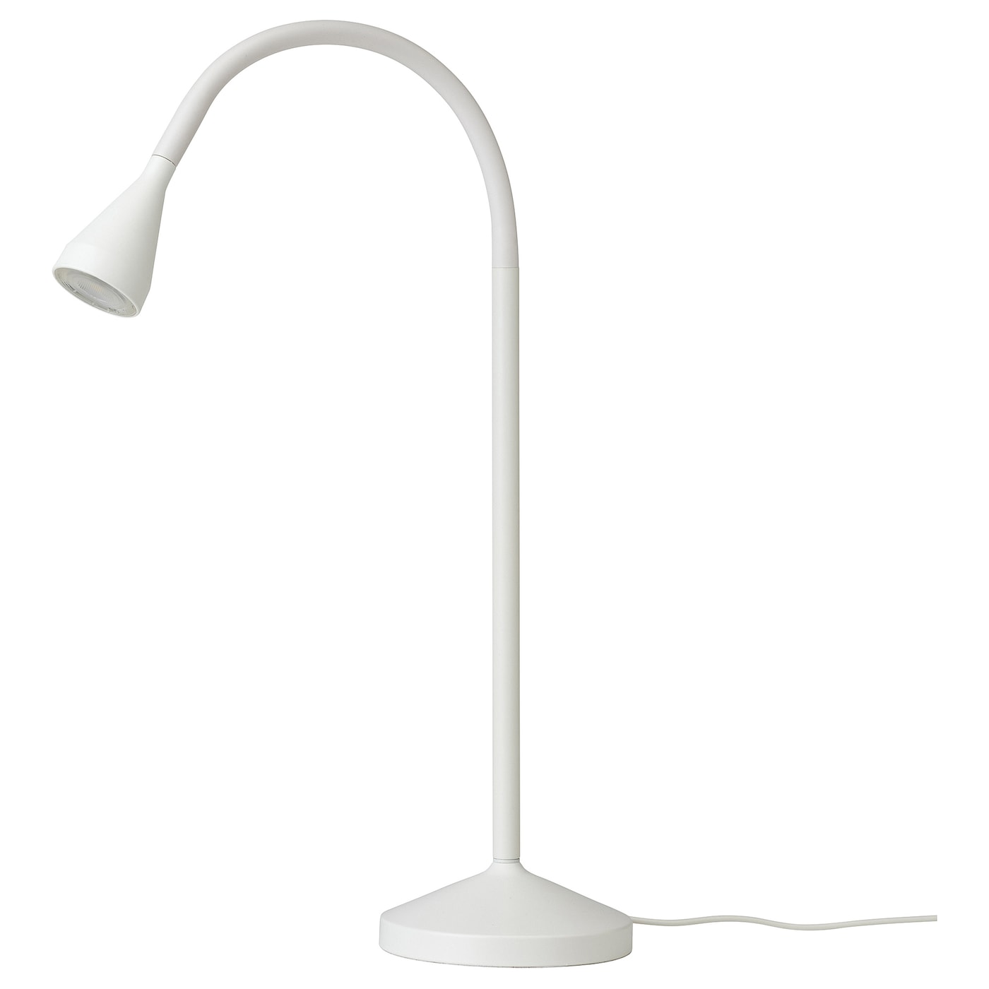 IKEA NÄVLINGE lampa biurkowa LED, biały, Strumień światła: 220 lm
