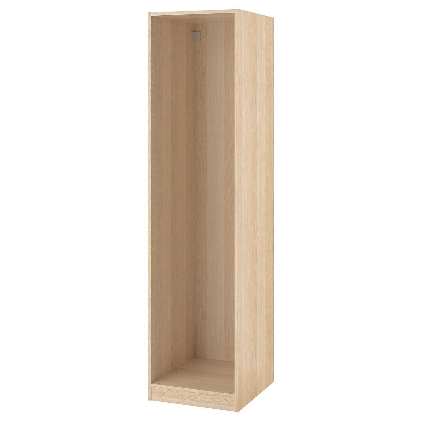 IKEA PAX obudowa szafy, imitacja dębu bejcowanego na biało, 50x58x201 cm