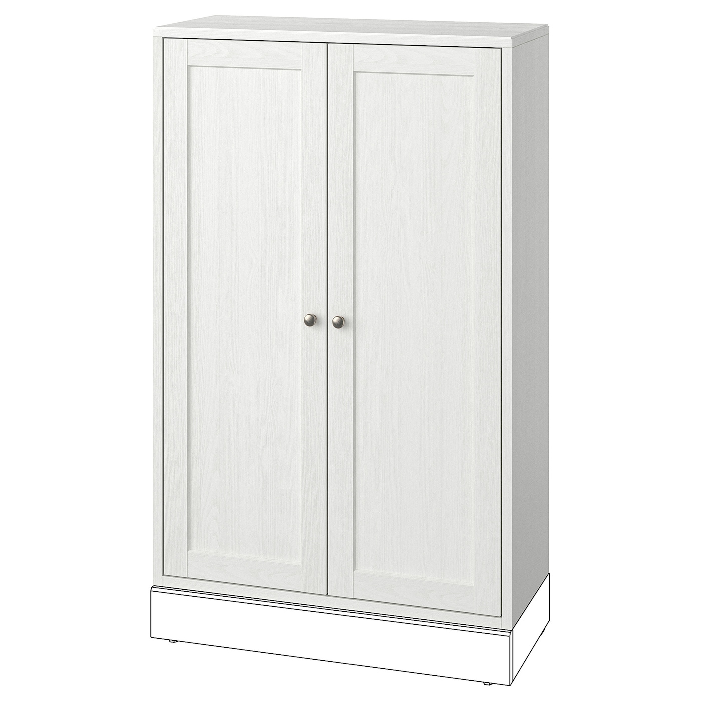 IKEA HAVSTA szafka, biały, 81x35x123 cm
