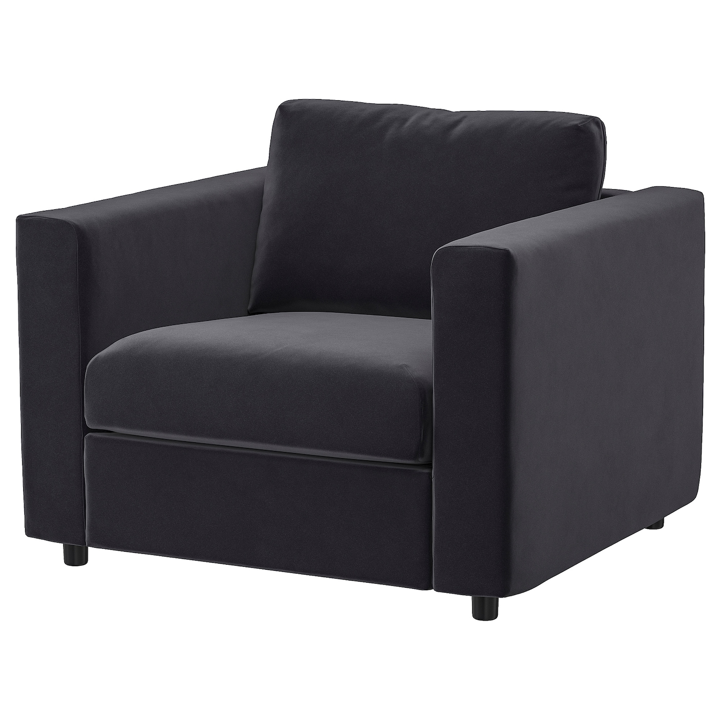 IKEA VIMLE fotel, Djuparp ciemnoszary, Szerokość: 101 cm