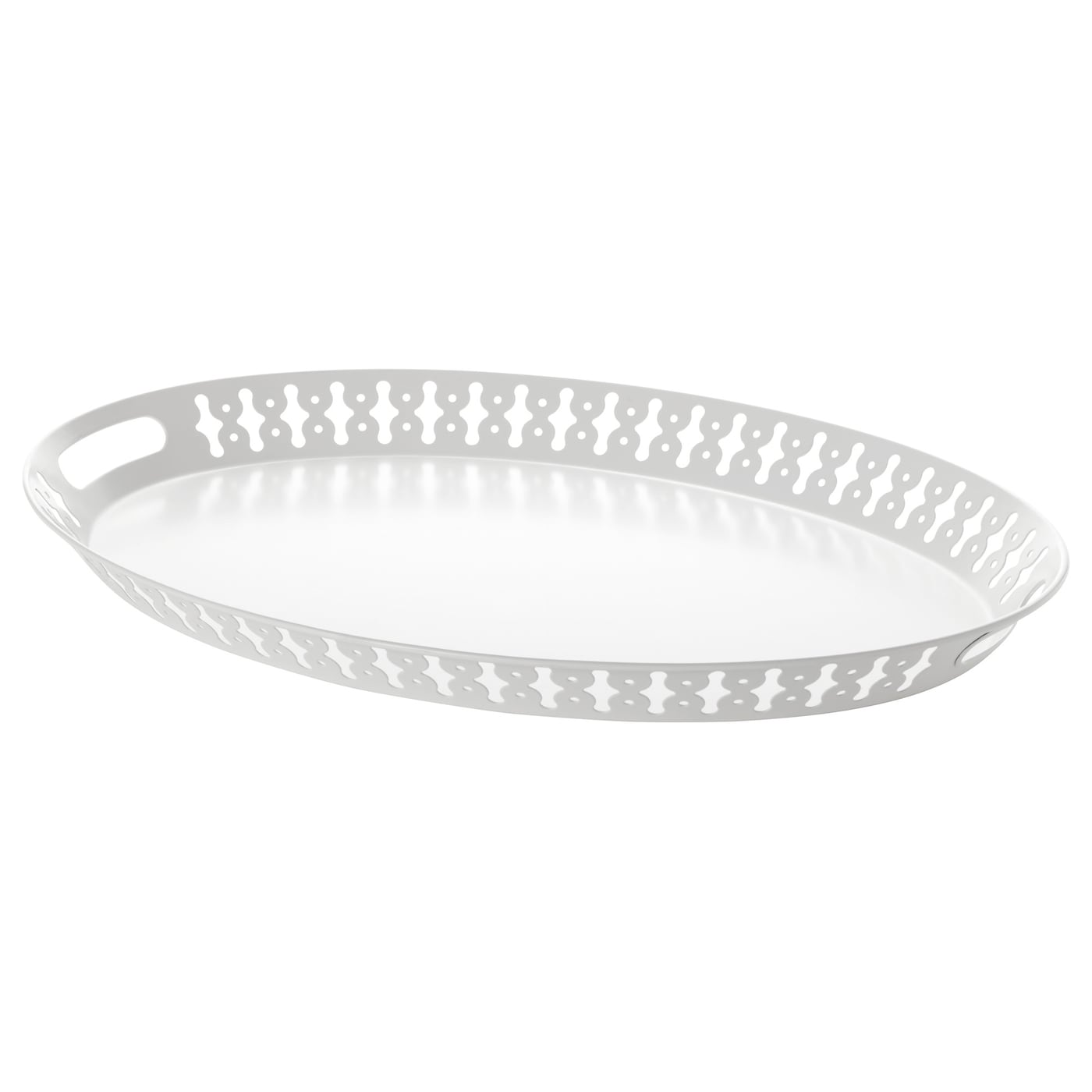 IKEA ROMANTISK taca, biały, 52x39 cm