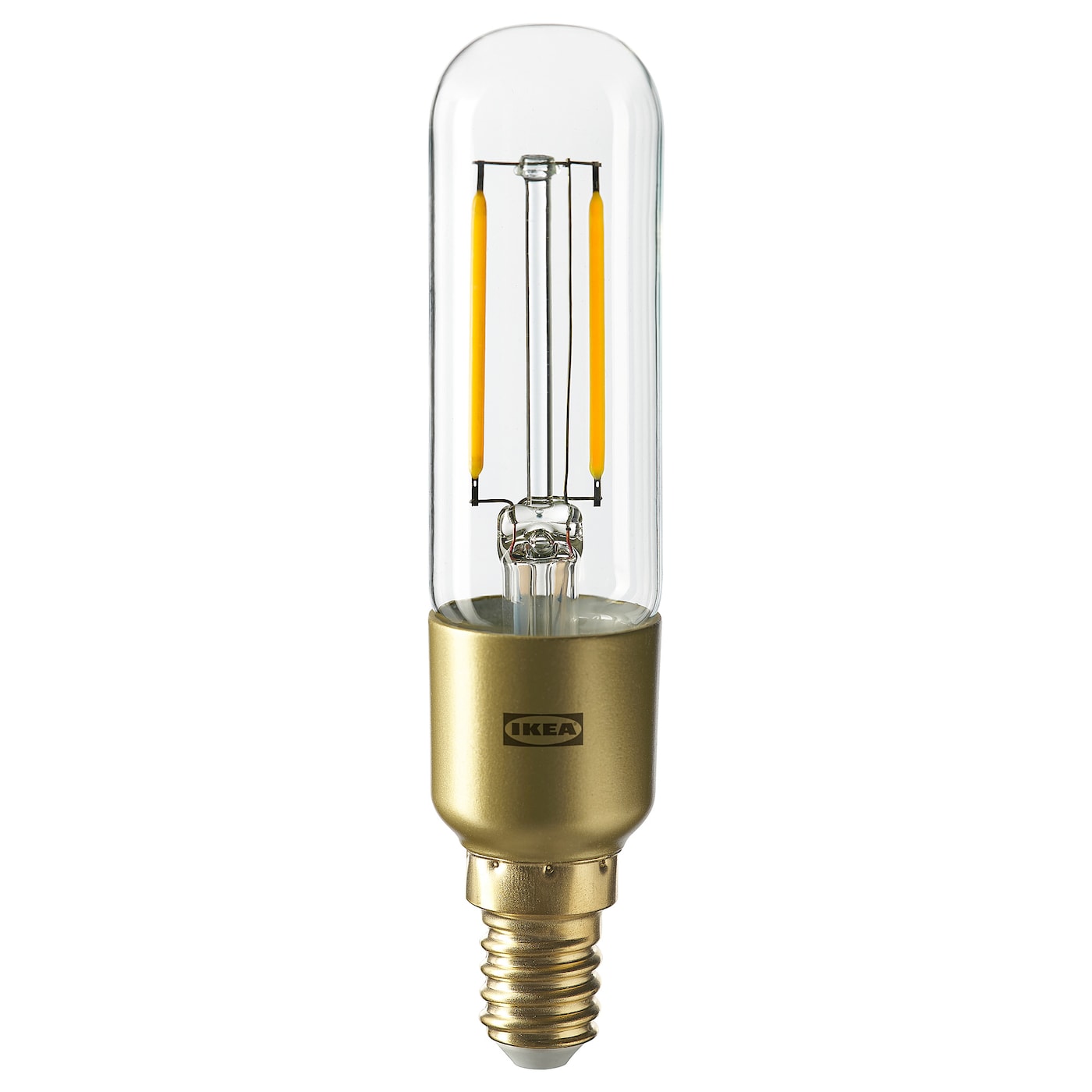 IKEA LUNNOM żarówka LED E14 200 lumenów, można przyciemniać/w kształcie rurki szkło bezbarwne, 25 mm