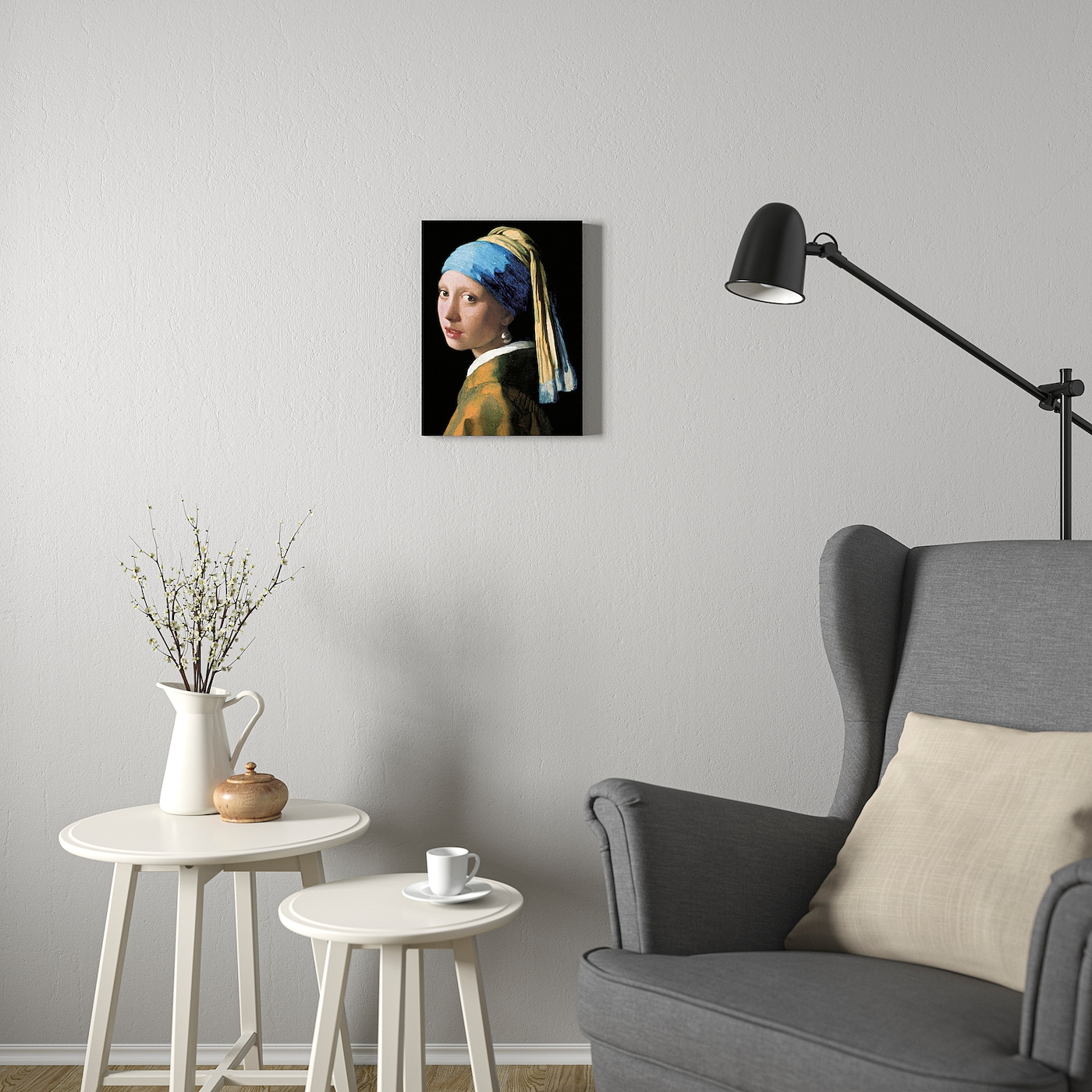 IKEA PJÄTTERYD obraz, dziewczyna z perłą, 2, 30x40 cm