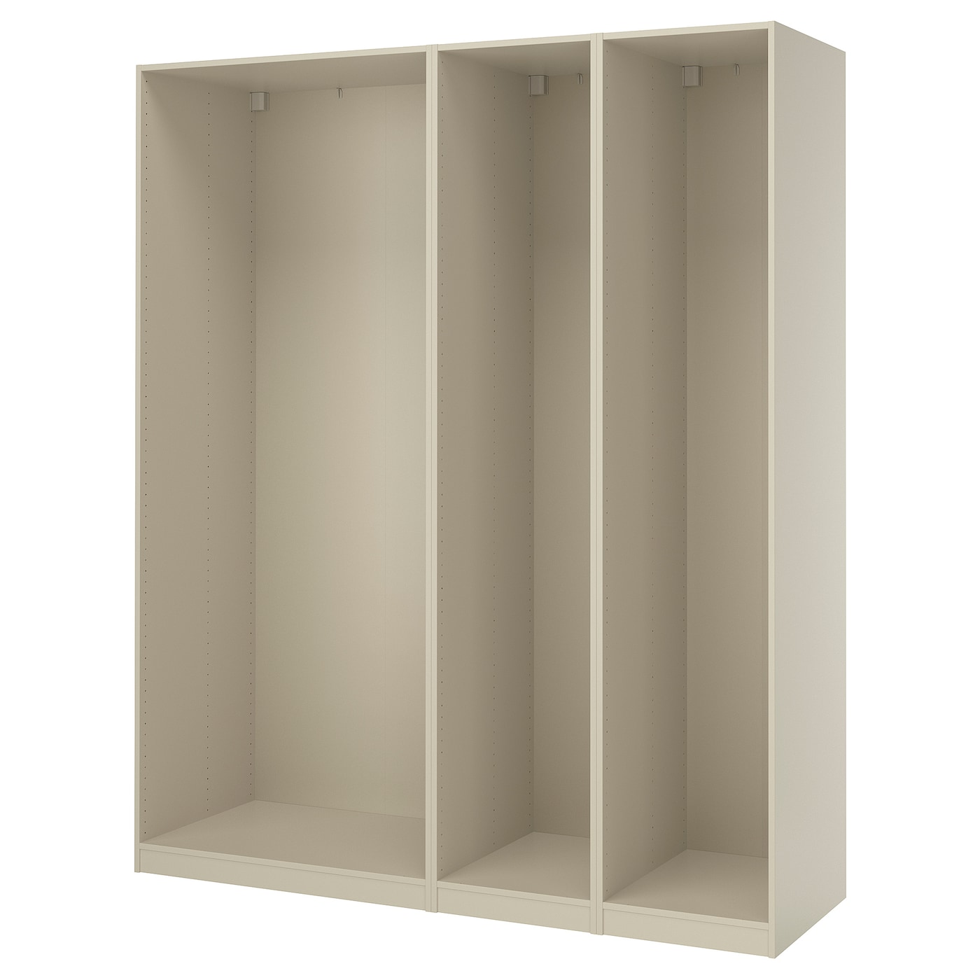 IKEA PAX 3 obudowy szaf, szarobeżowy, 200x58x236 cm