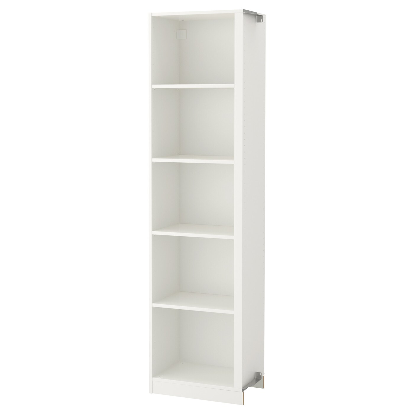 IKEA PAX dostawka narożna 4 półki, biały, 53x35x201 cm