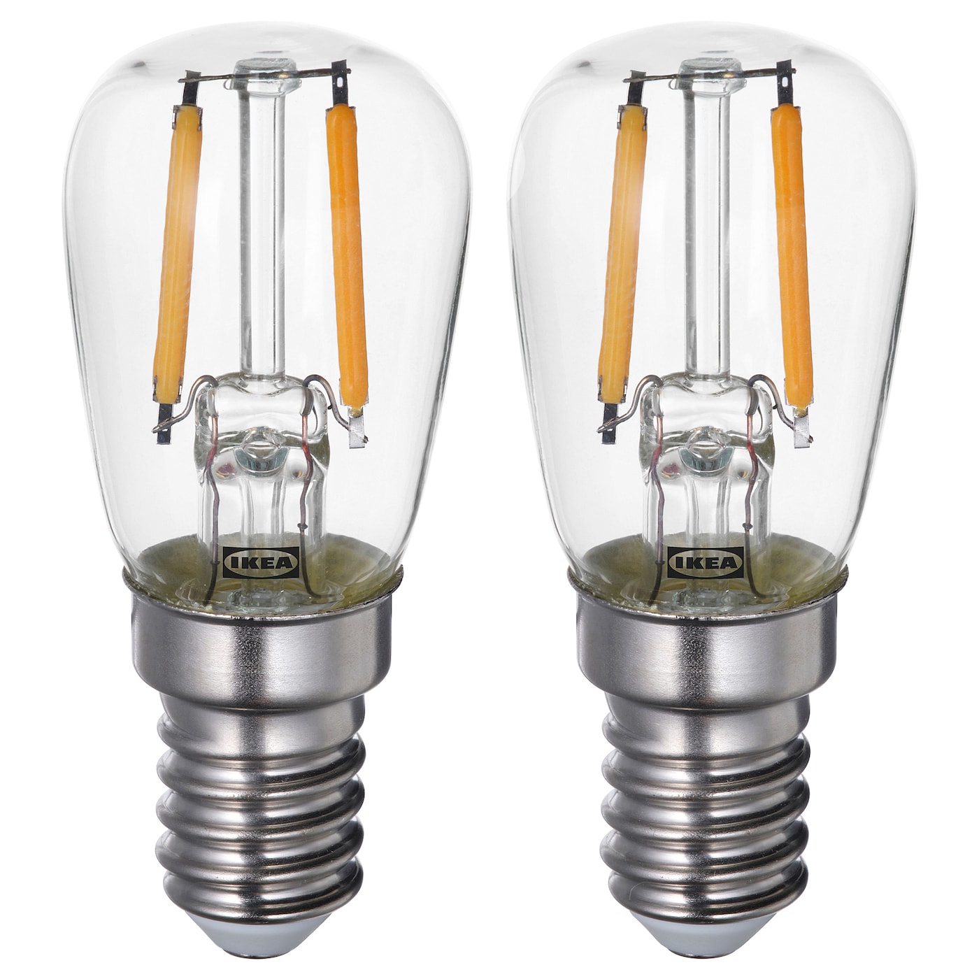 IKEA LUNNOM żarówka LED, E14 100 lumenów, przezroczysta, Temperatura barwowa: 2200 Kelwin