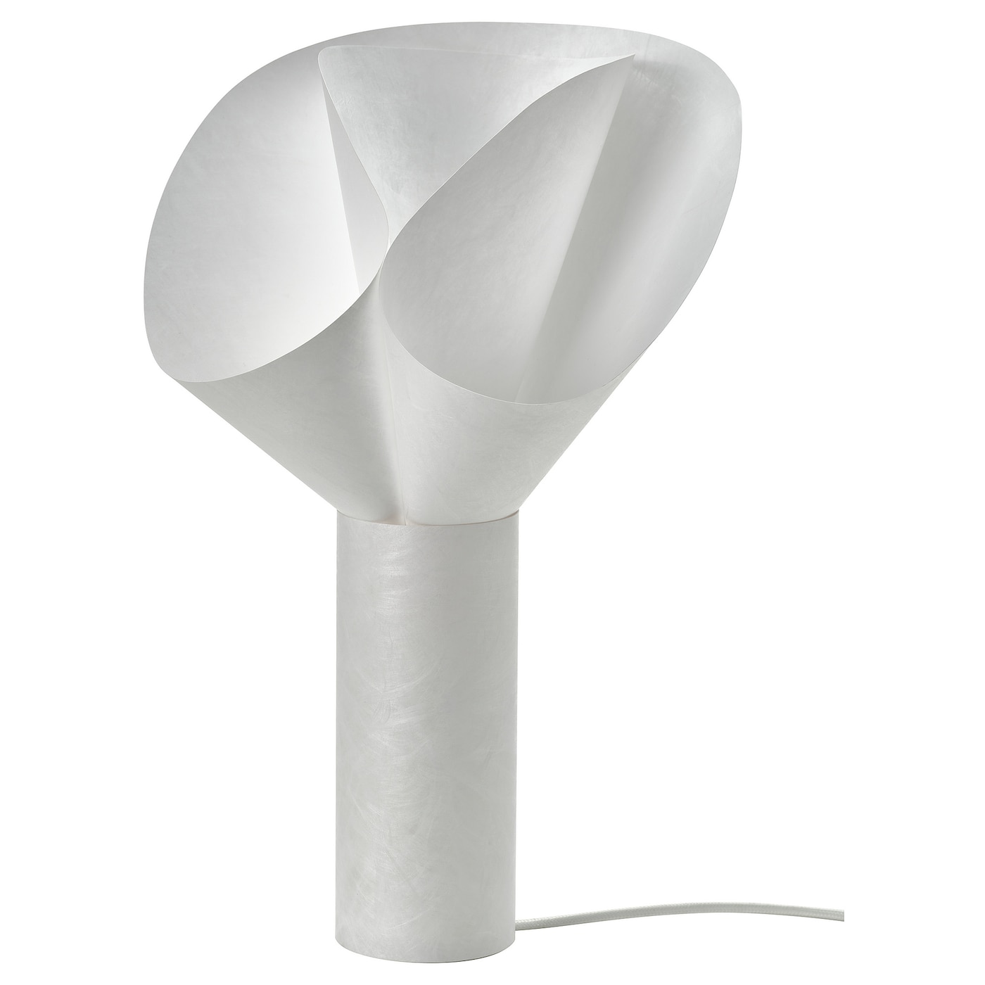IKEA BÄCKNATE lampa stołowa, biały, 50 cm