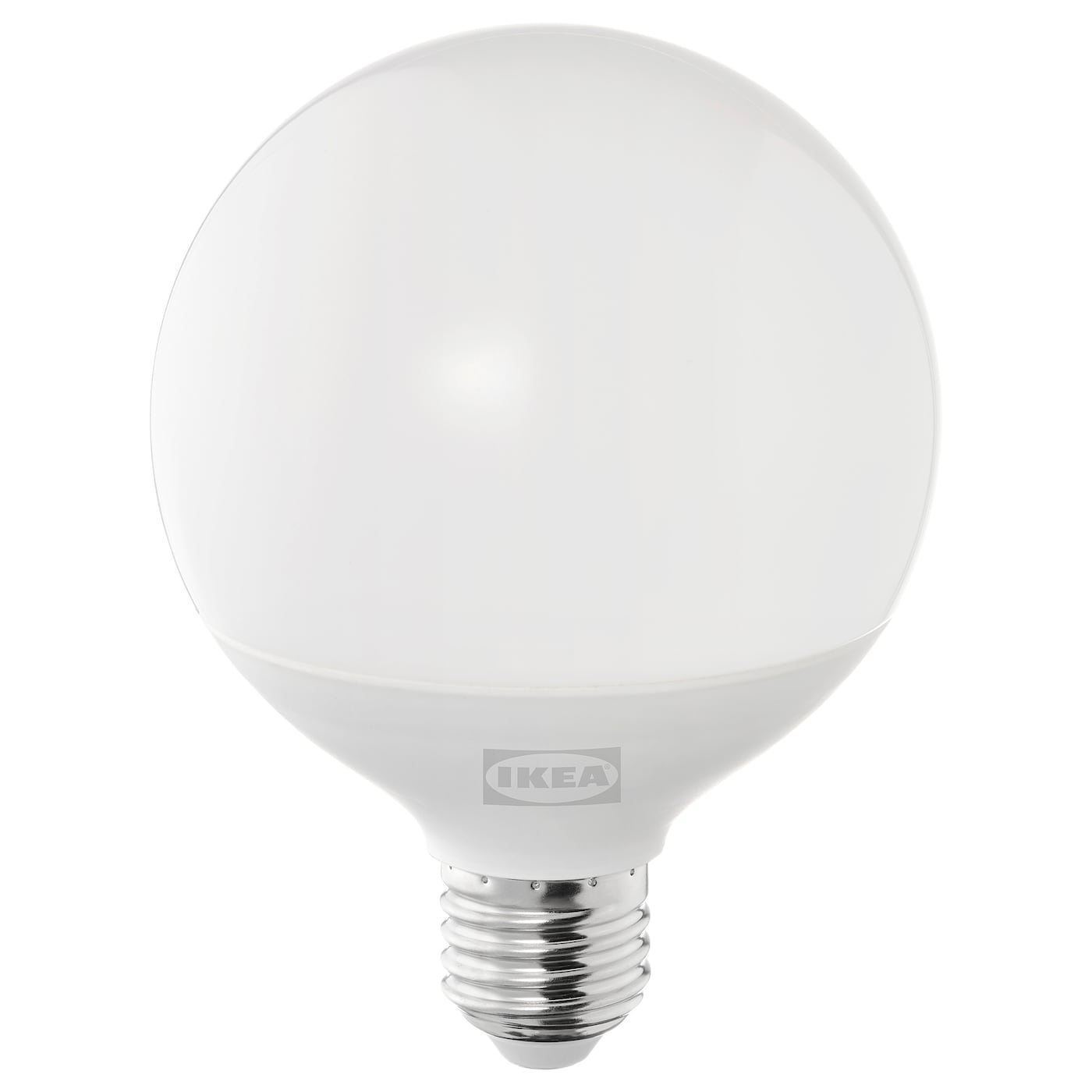 IKEA SOLHETTA Żarówka LED E27 1055 lumenów, można przyciemniać/kula opalowa biel, 95 mm