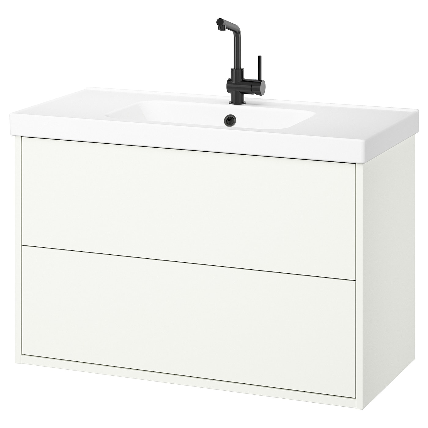 IKEA HAVBÄCK / ORRSJÖN szaf umyw z szufladami/umyw/bateria, biały, 102x49x69 cm