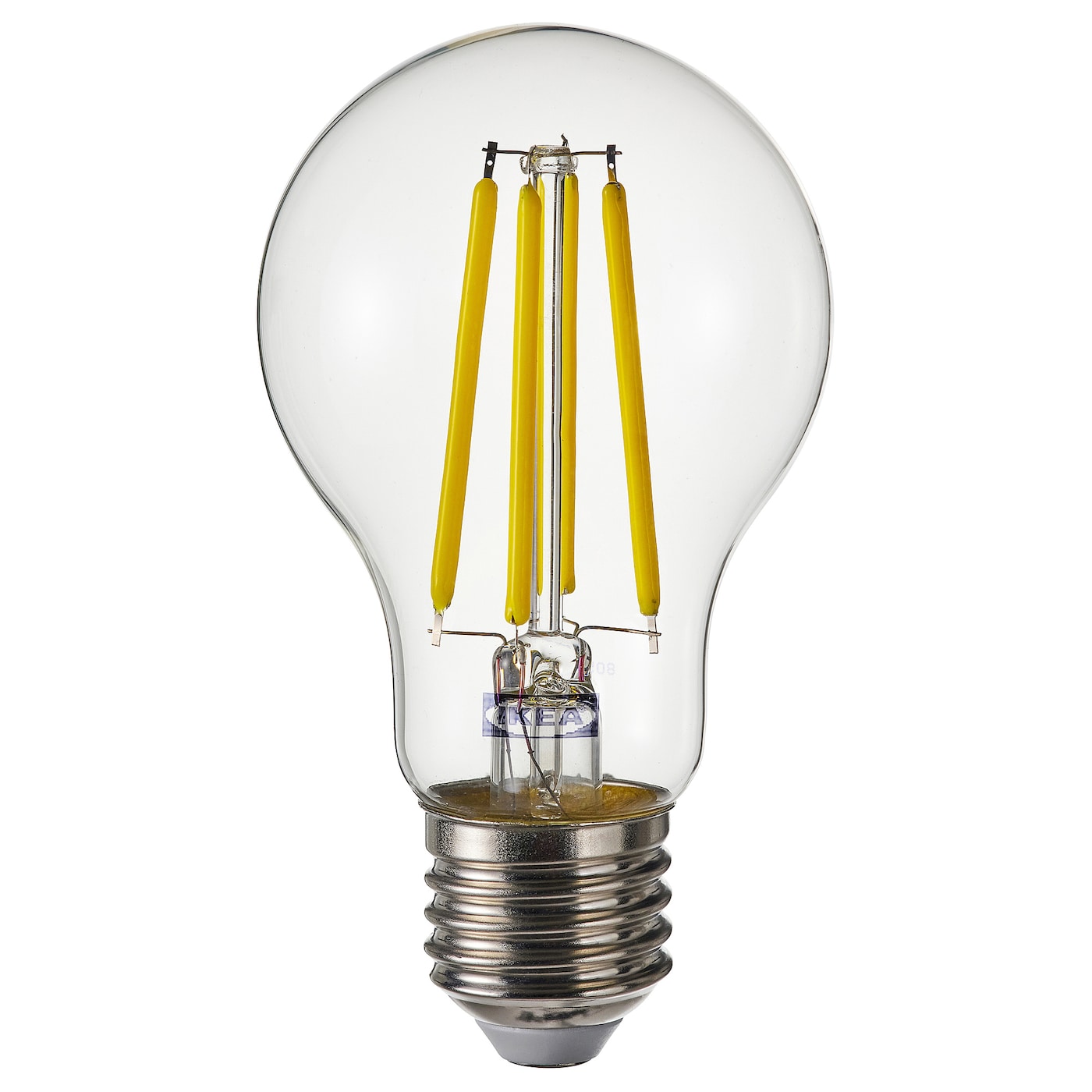 IKEA SOLHETTA Żarówka LED E27 470 lumenów, kula przezroczysta, Temperatura barwowa: 2700 Kelwin