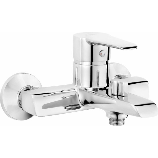 DEANTE Bateria wannowa ścienna CORIO chrom BFC_010M