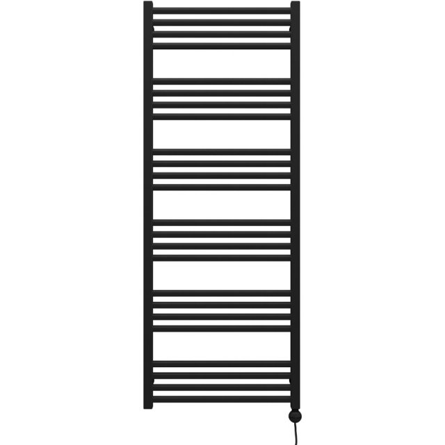TERMA Grzejnik łazienkowy FIONA 138x48 czarny mat WGFIN138048-K9M5ZS