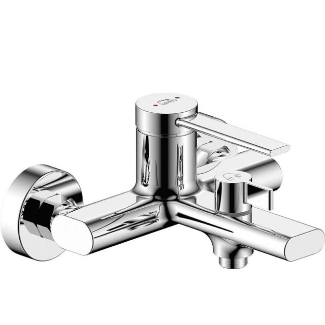 LAVEO Bateria wannowa ścienna PINAR chrom BAW_010D