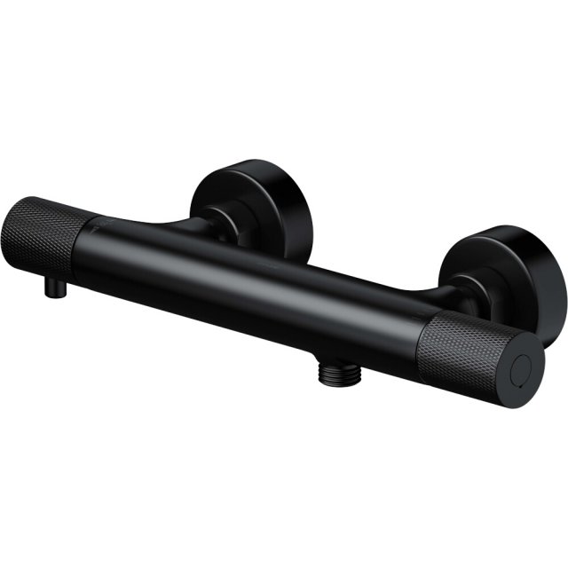 CERSANIT Bateria prysznicowa ścienna ZEN termostatyczna czarna S951-5