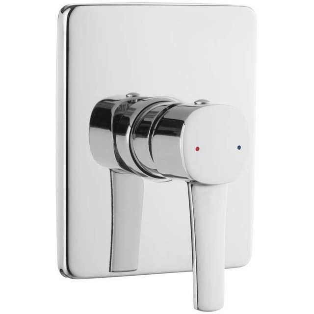 INVENA Bateria prysznicowa podtynkowa 1-funkcyjna GLAMOUR chrom BP-02