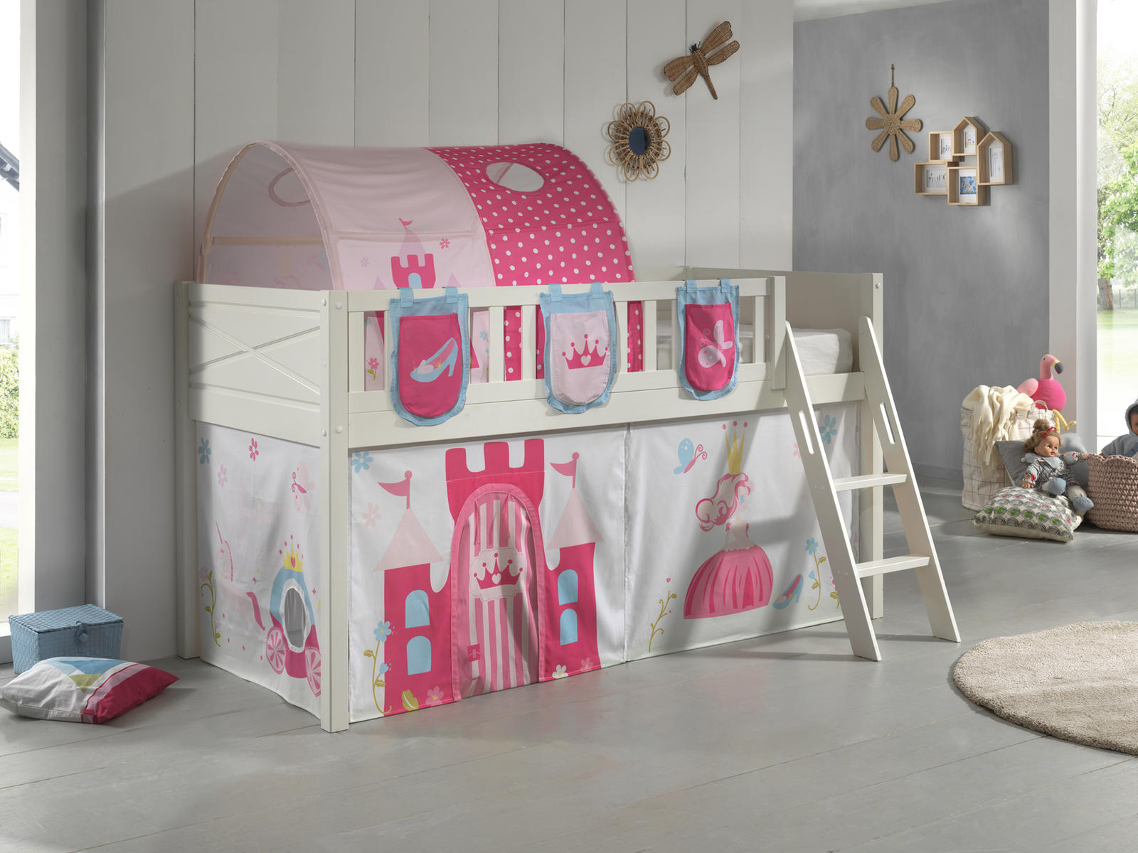 Łóżko dziecięce Scotti Princess w komplecie