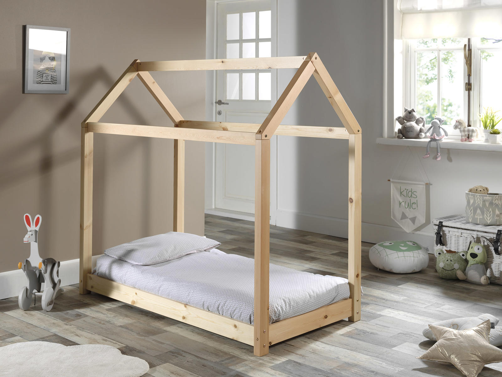 Łóżko dziecięce Cabi House natural small