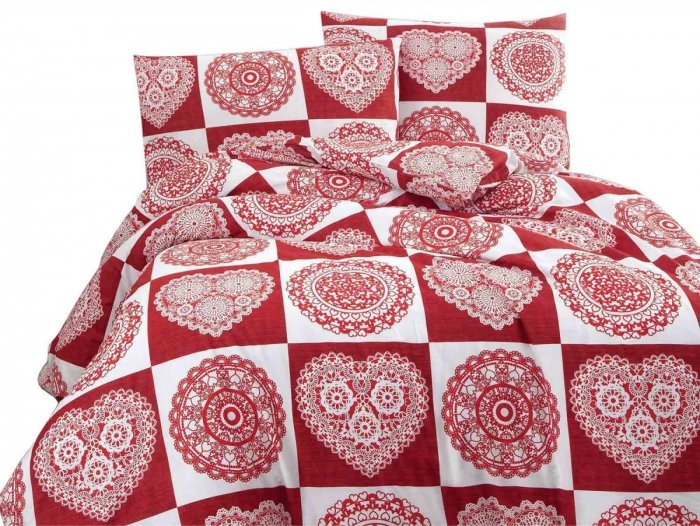 Pościel bawełniana DARYMEX kolekcja Exclusive Cottonlove 160x200 + 2x70x80 wz. HANNAH