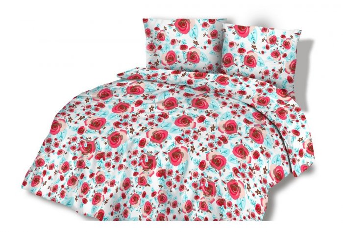 Pościel flanelowa, gruba FLANELA 160x200 wz. 31451/1 kolekcja FlaneLOVE