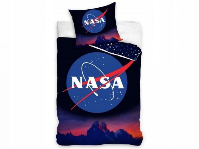Pościel licencyjna 100% bawełna 160x200 - NASA - NASA192008