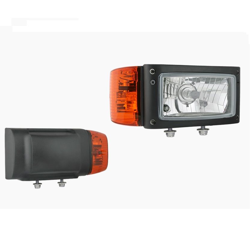 Reflektor przedni typu H4 z Deutsch DT04-6P prawy 24V REPR2.42723 Wesem
