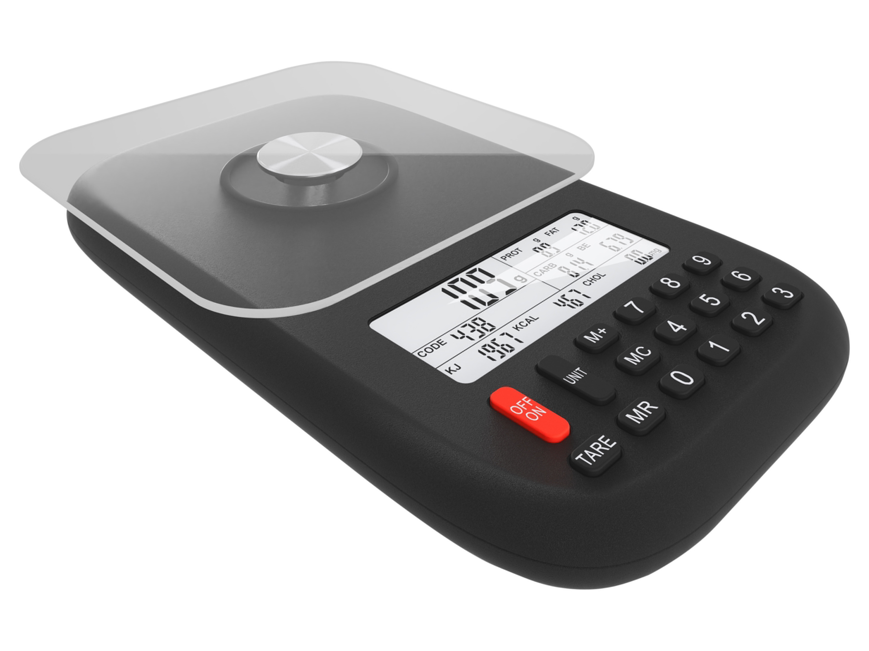 Weinberger Waga analityczna z Bluetooth lub Waga cyfrowa Czarny