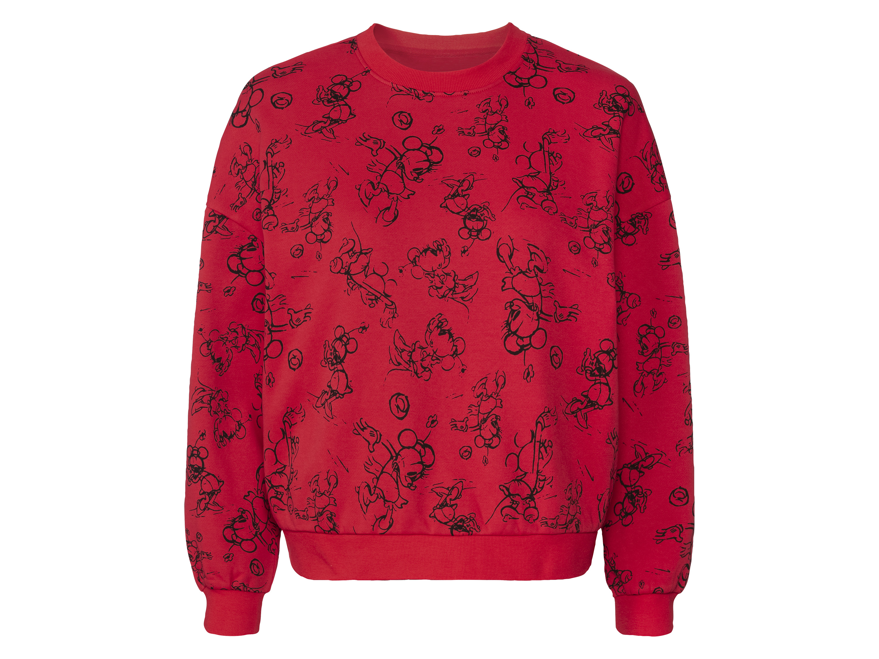 Bluza dresowa damska z kolekcji Disneya Czerwony, L 44-46