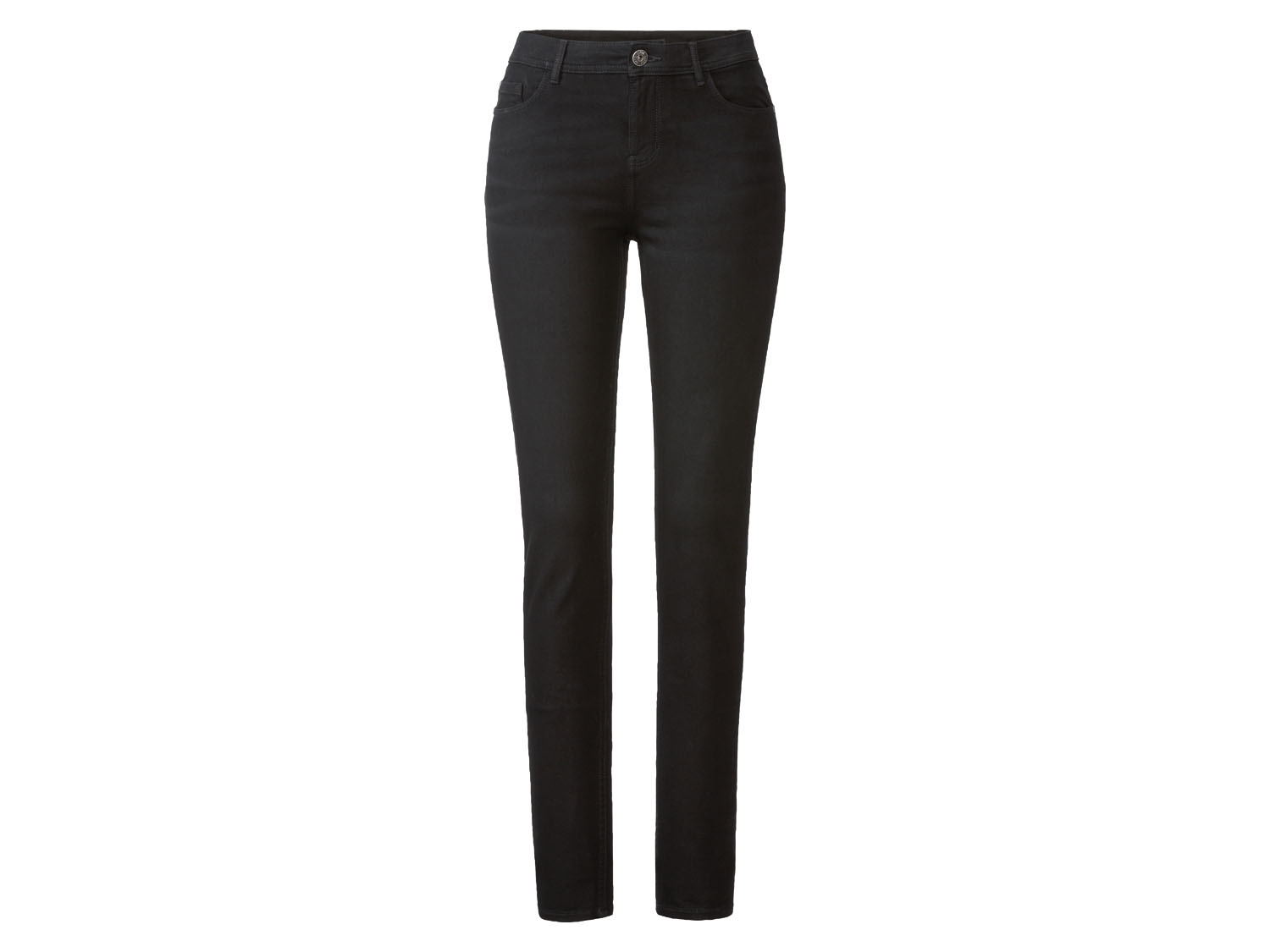 esmara Jeansy damskie, Super Skinny Fit 36, Czarny