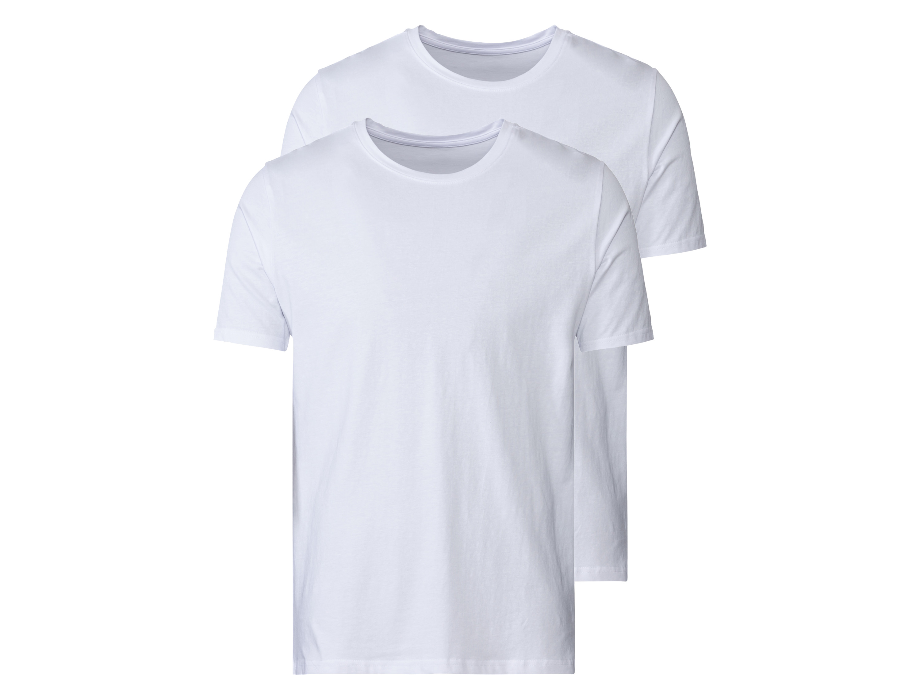 Mexx T-shirt męski z bawełną, 2 sztuki biały/okrągły dekolt, XXL