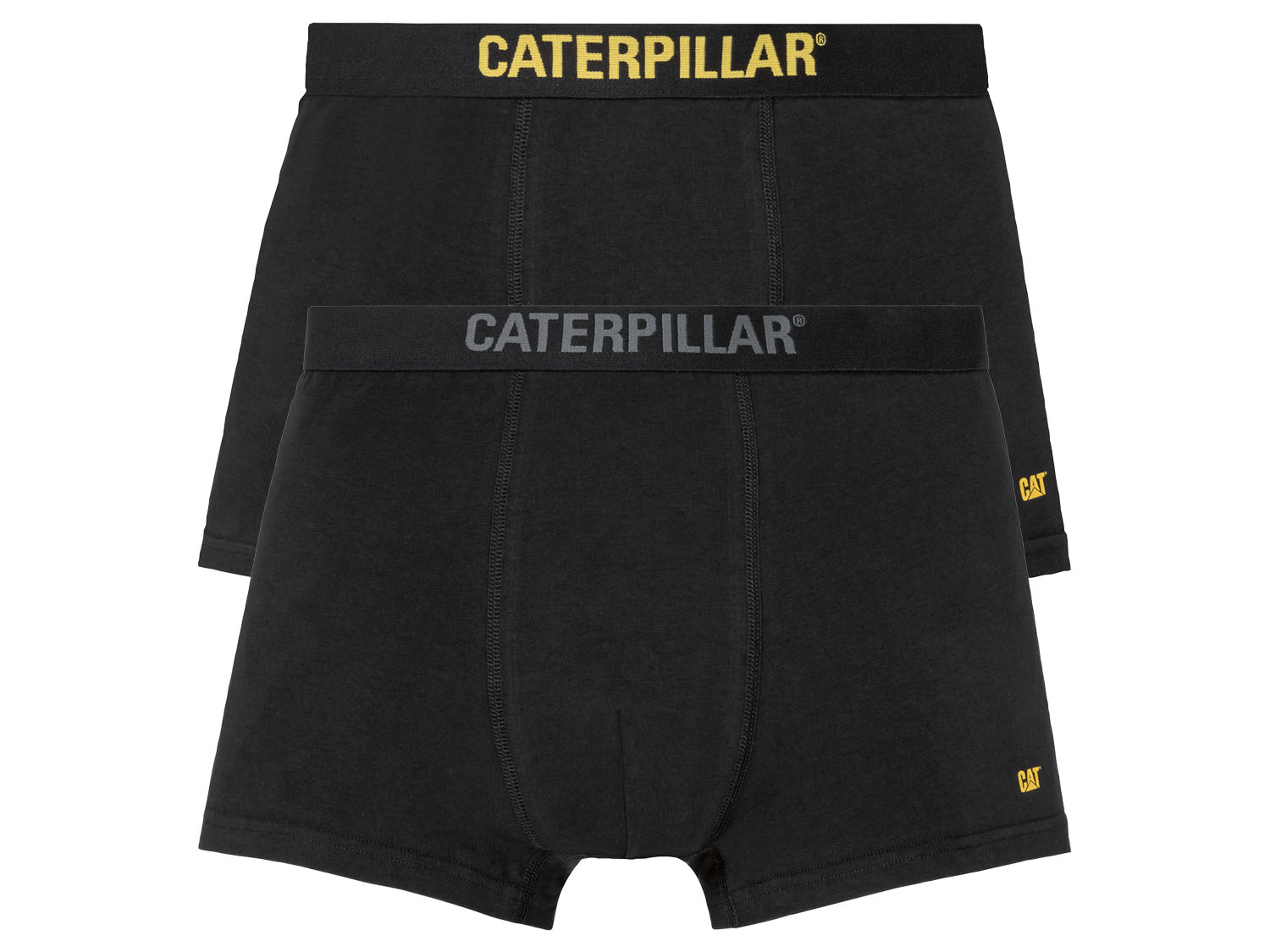 Caterpillar Bokserki męskie z bawełną, 2 pary Czarny, M