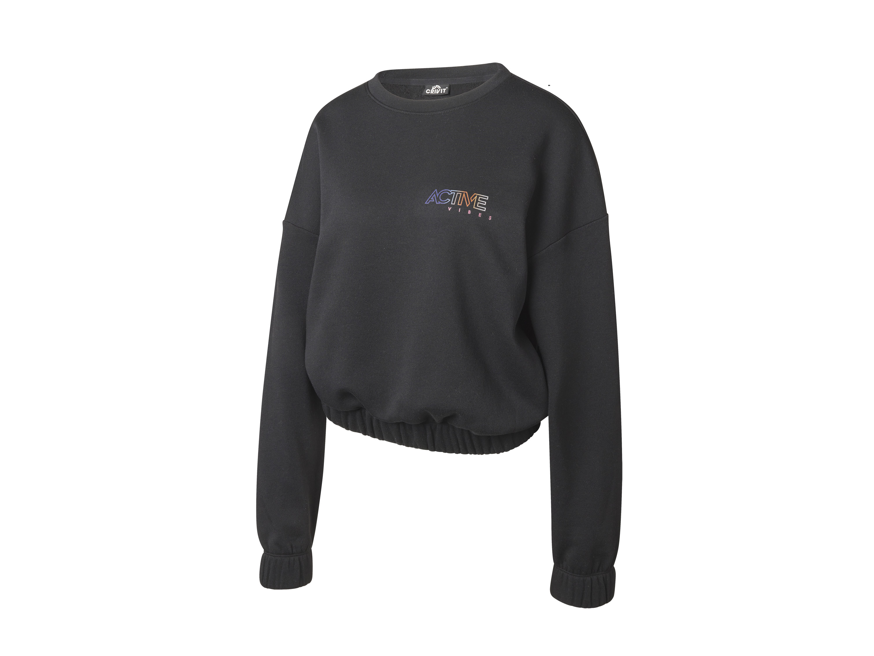Crivit Bluza dresowa damska Czarny, M 40/42