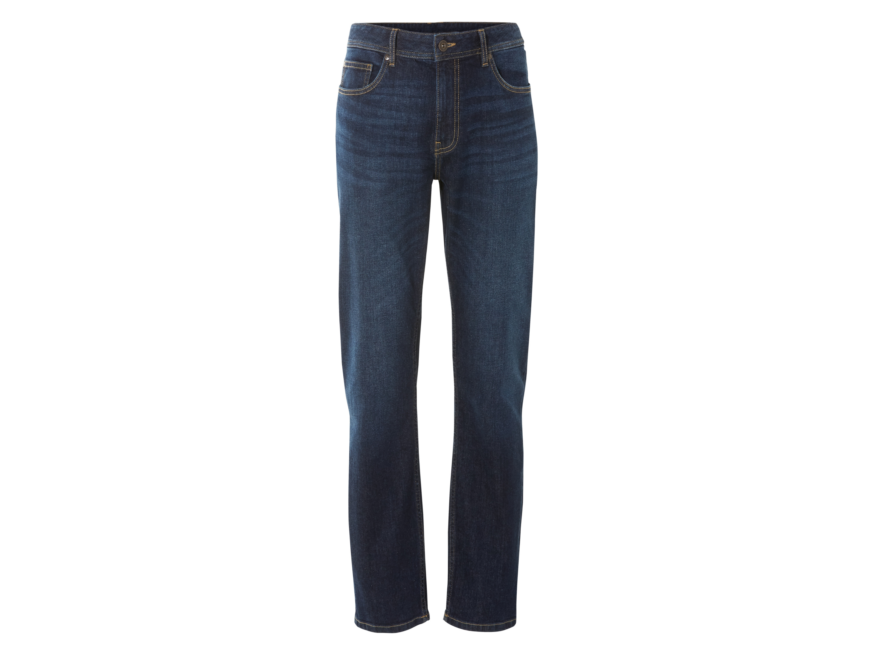 Livergy Jeansy męskie slim fit 50 34/32, Ciemnoniebieski