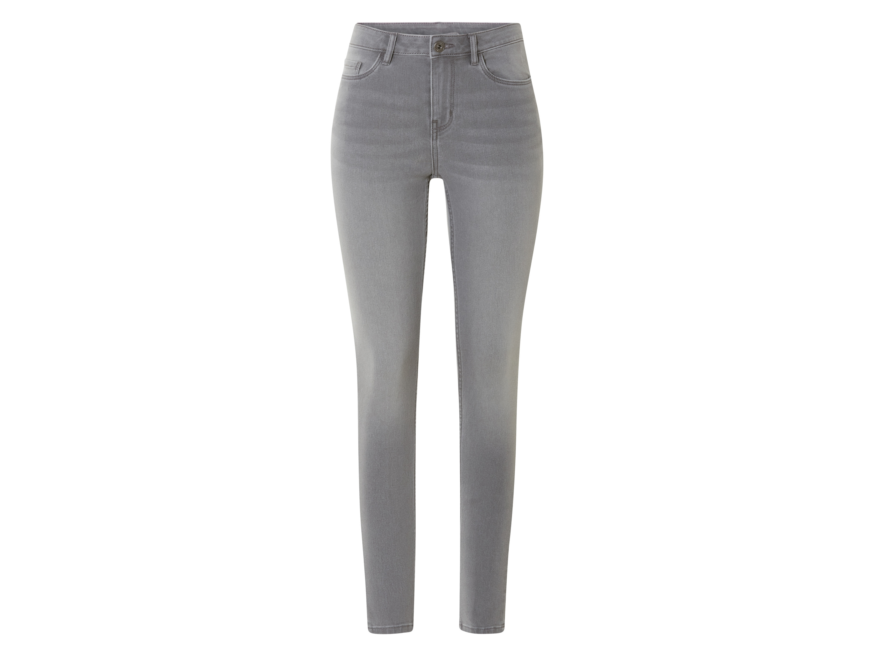 esmara Jeansy damskie, super skinny fit 36, Szary