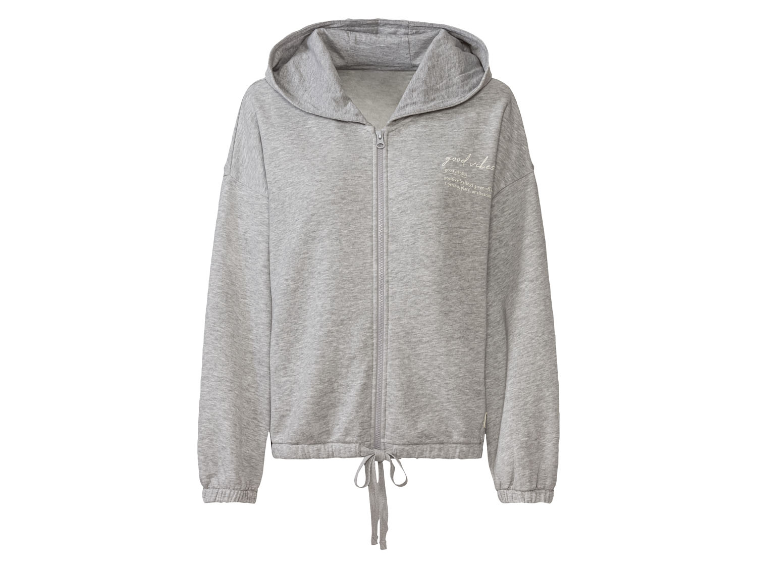 esmara Bluza dresowa damska z bawełną XS 32/34, Szary
