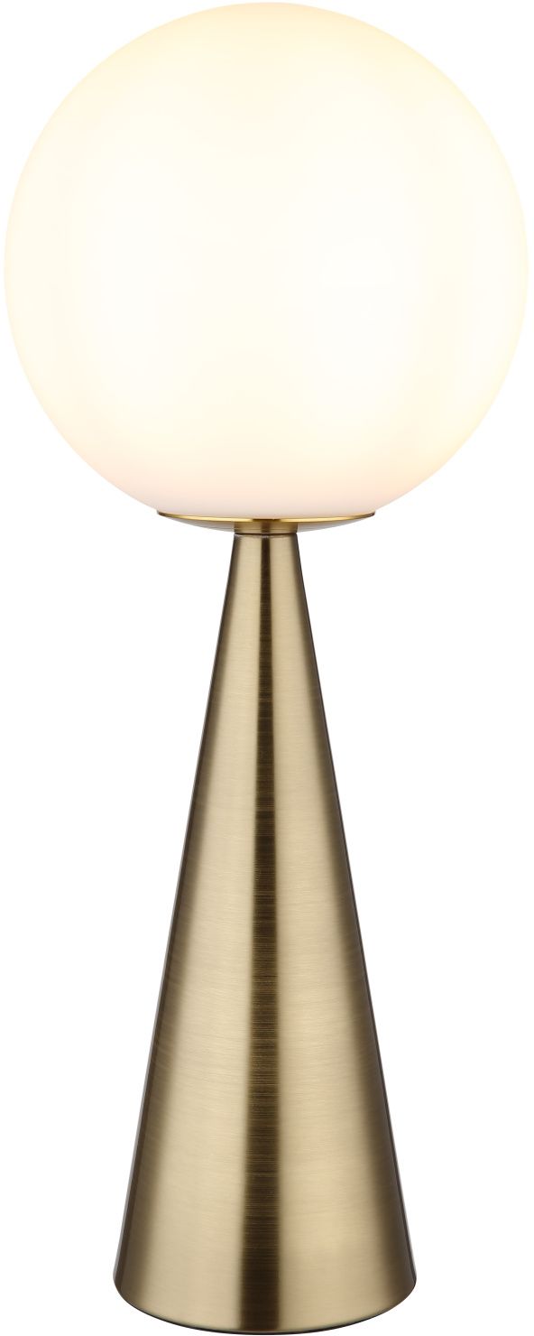 Darmowa Dostawa - Lampa stołowa 1x40 W biała-mosiądz Globo Lighting Polina 21031M