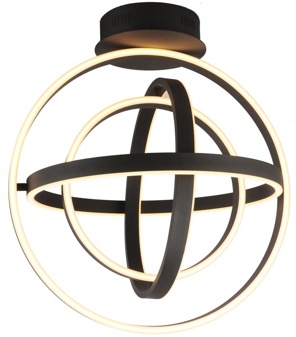 Darmowa Dostawa - Lampa podsufitowa 1x52 W czarna Zuma Line Tess MX920343BD