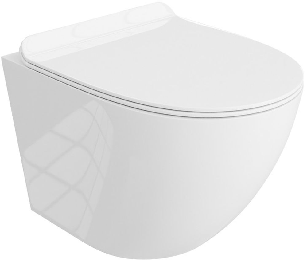 Darmowa Dostawa - Miska WC wisząca bez kołnierza biała LaVita Lio 5908211414614