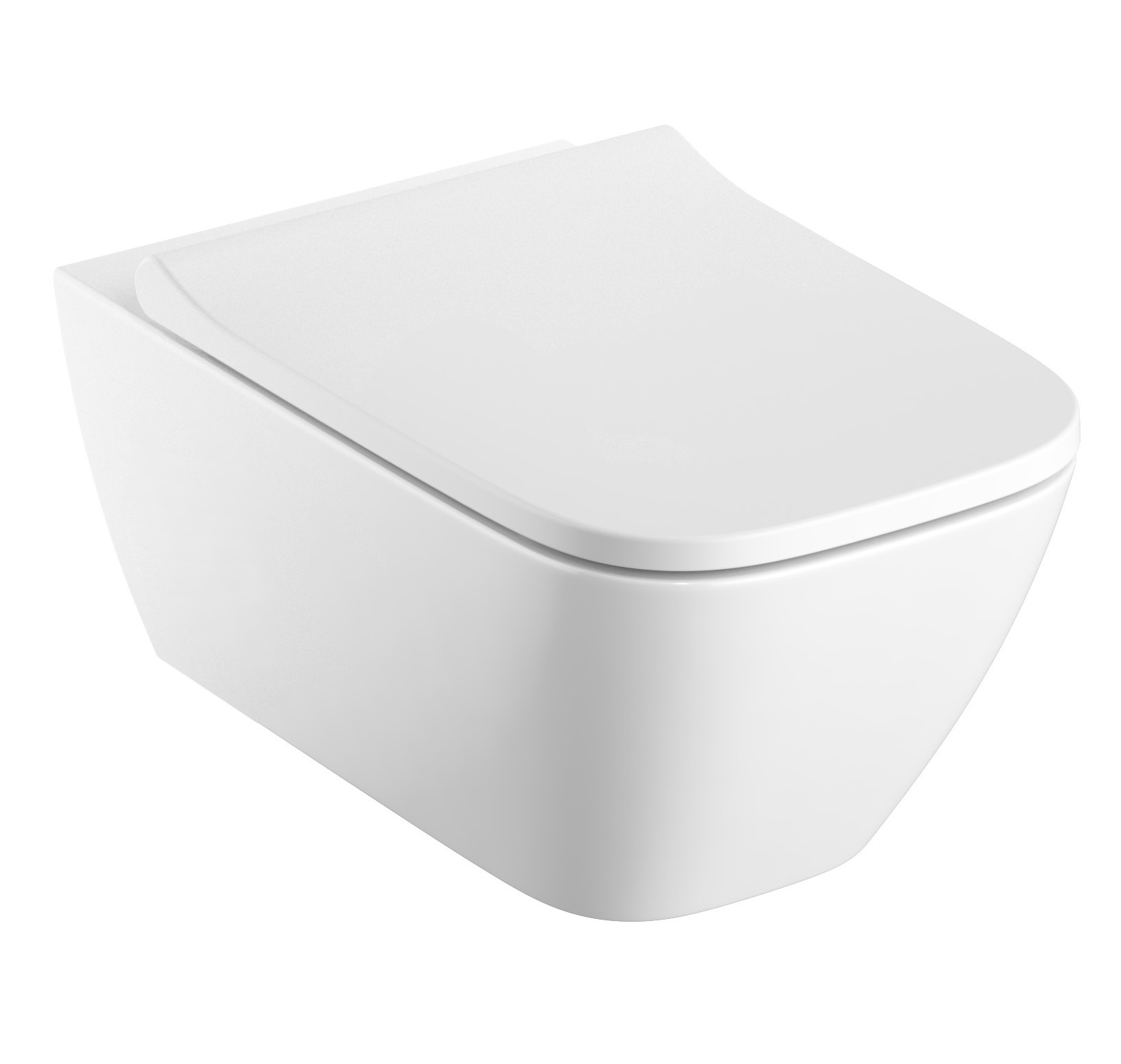 Darmowa Dostawa - Miska WC wisząca bez kołnierza biały Geberit Smyle Square 500208018