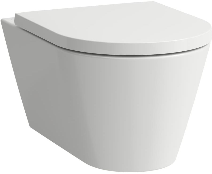 Darmowa Dostawa - Miska WC wisząca bez kołnierza spłukiwanie wirowe biały mat Laufen Kartell H8213317570001